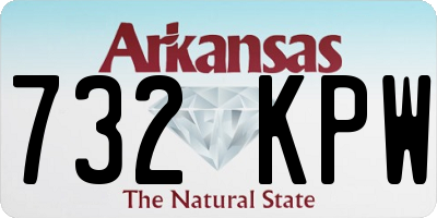 AR license plate 732KPW