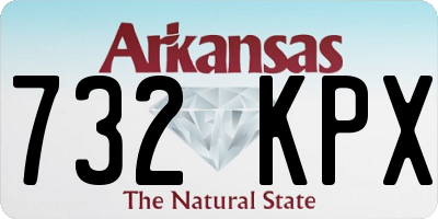 AR license plate 732KPX