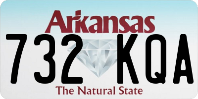 AR license plate 732KQA