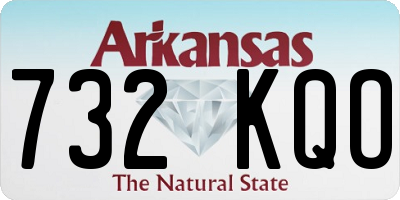 AR license plate 732KQO