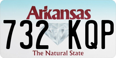 AR license plate 732KQP