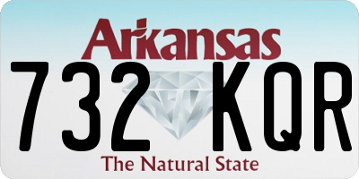 AR license plate 732KQR