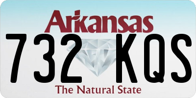 AR license plate 732KQS