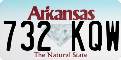 AR license plate 732KQW