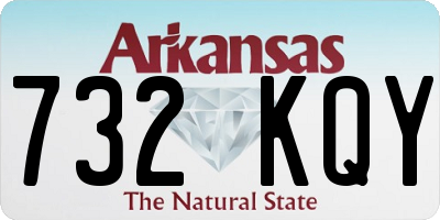 AR license plate 732KQY