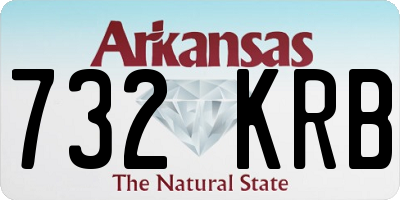 AR license plate 732KRB