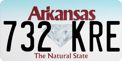 AR license plate 732KRE