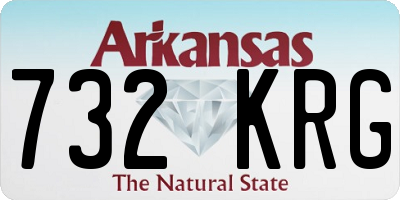 AR license plate 732KRG