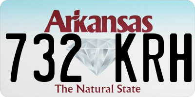 AR license plate 732KRH