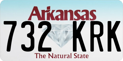 AR license plate 732KRK