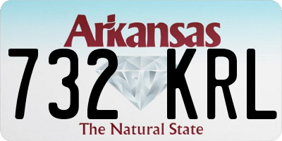 AR license plate 732KRL