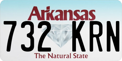 AR license plate 732KRN