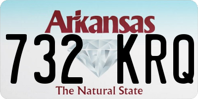 AR license plate 732KRQ