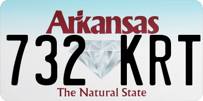 AR license plate 732KRT