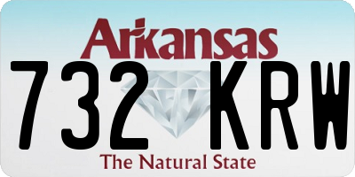 AR license plate 732KRW