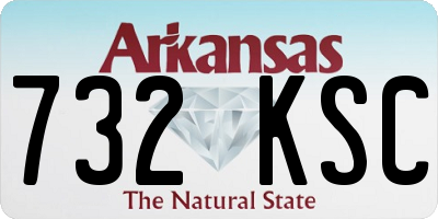 AR license plate 732KSC