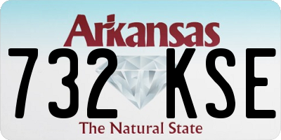 AR license plate 732KSE