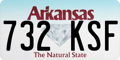 AR license plate 732KSF