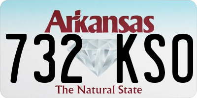 AR license plate 732KSO