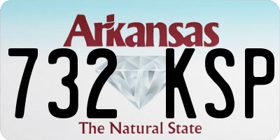 AR license plate 732KSP