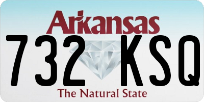AR license plate 732KSQ