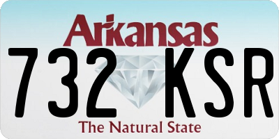 AR license plate 732KSR