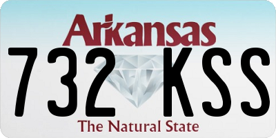 AR license plate 732KSS