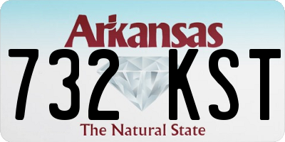 AR license plate 732KST