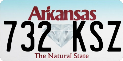 AR license plate 732KSZ