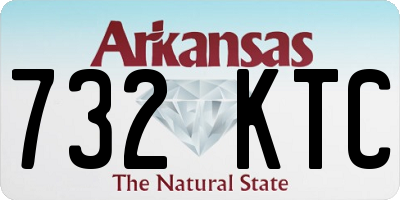 AR license plate 732KTC