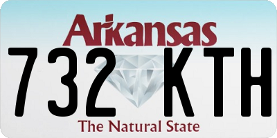 AR license plate 732KTH