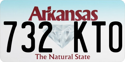 AR license plate 732KTO