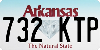 AR license plate 732KTP