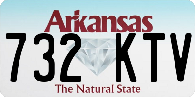 AR license plate 732KTV