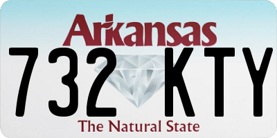 AR license plate 732KTY