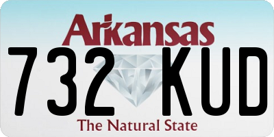 AR license plate 732KUD