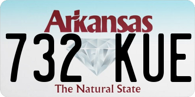 AR license plate 732KUE