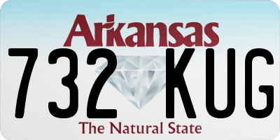 AR license plate 732KUG