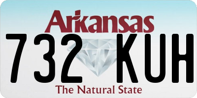 AR license plate 732KUH