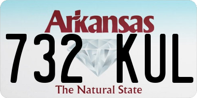 AR license plate 732KUL