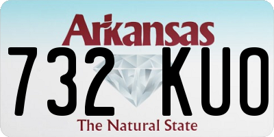 AR license plate 732KUO