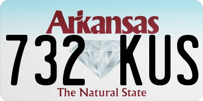 AR license plate 732KUS