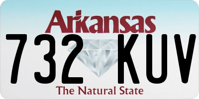 AR license plate 732KUV