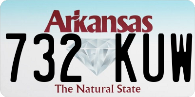AR license plate 732KUW