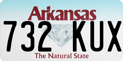 AR license plate 732KUX