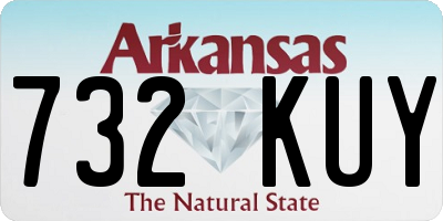 AR license plate 732KUY
