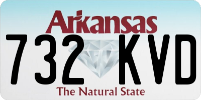 AR license plate 732KVD