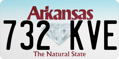 AR license plate 732KVE