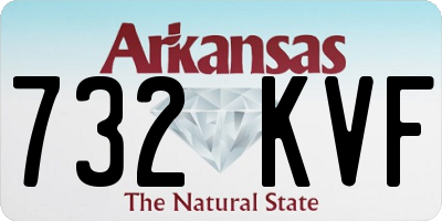 AR license plate 732KVF