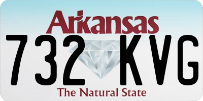 AR license plate 732KVG